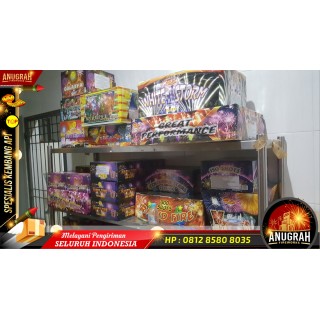 Kembang Api Cake LANTERN Rapid Fire 300s 0,8"